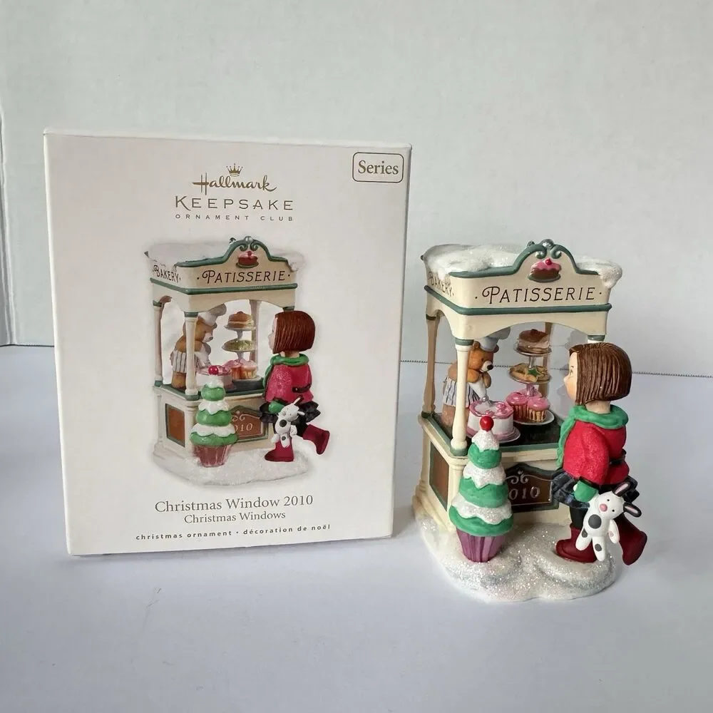 Hallmark Christmas Windows Ornament Set 2010 2011 Patisserie Collection